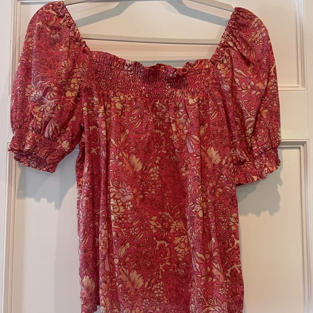 J crew peasant shirt